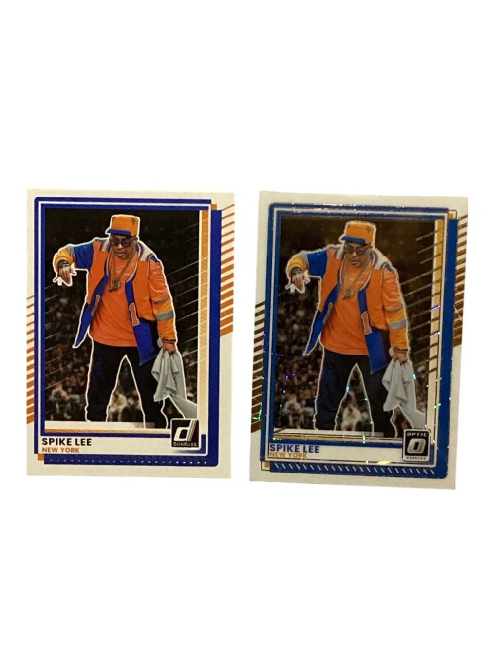 Spike Lee New York Donruss Optic Prizm #200 White Laser 06/35 2nd Card is Base